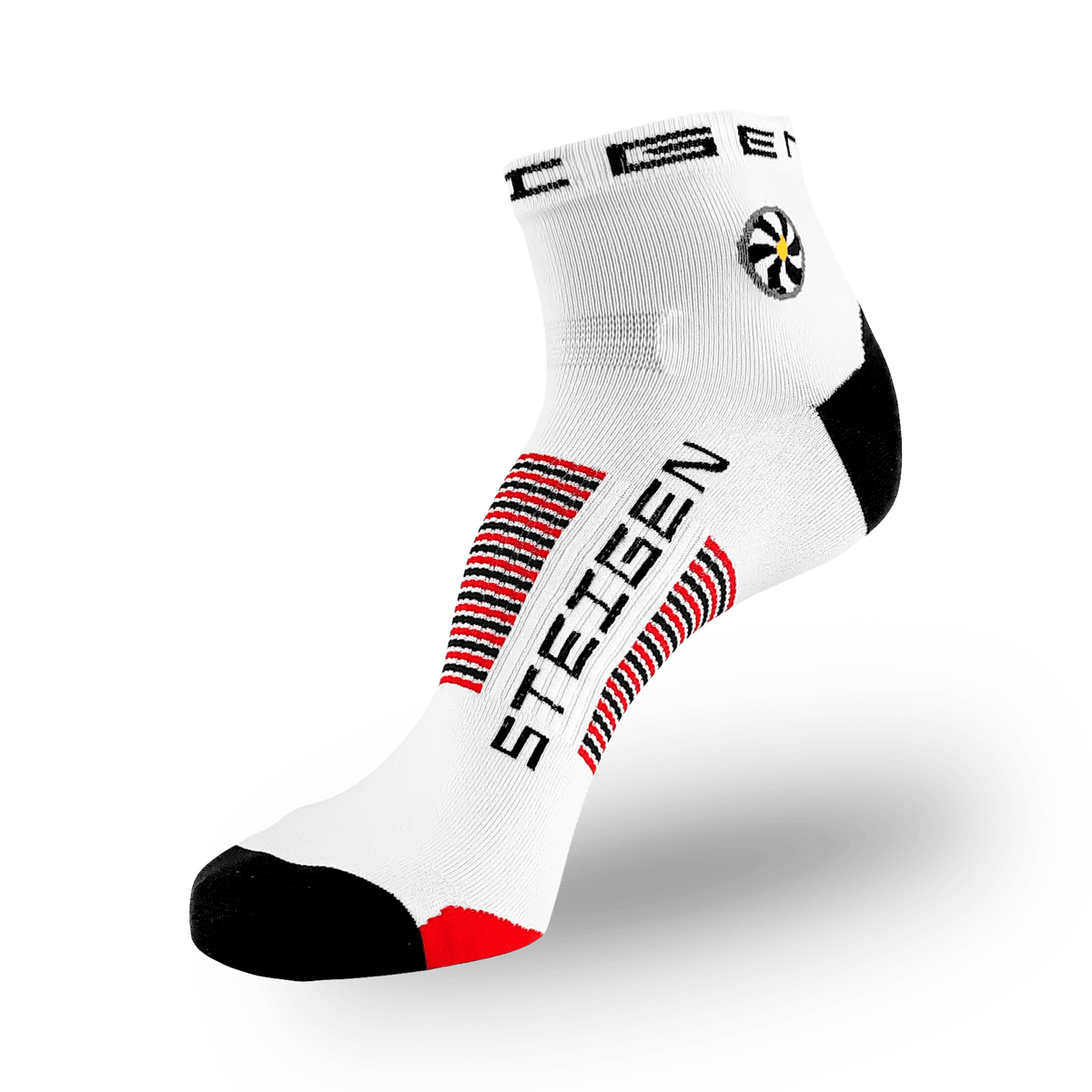 Big Foot (Size 12+ Only) White Running Socks ¼ Length