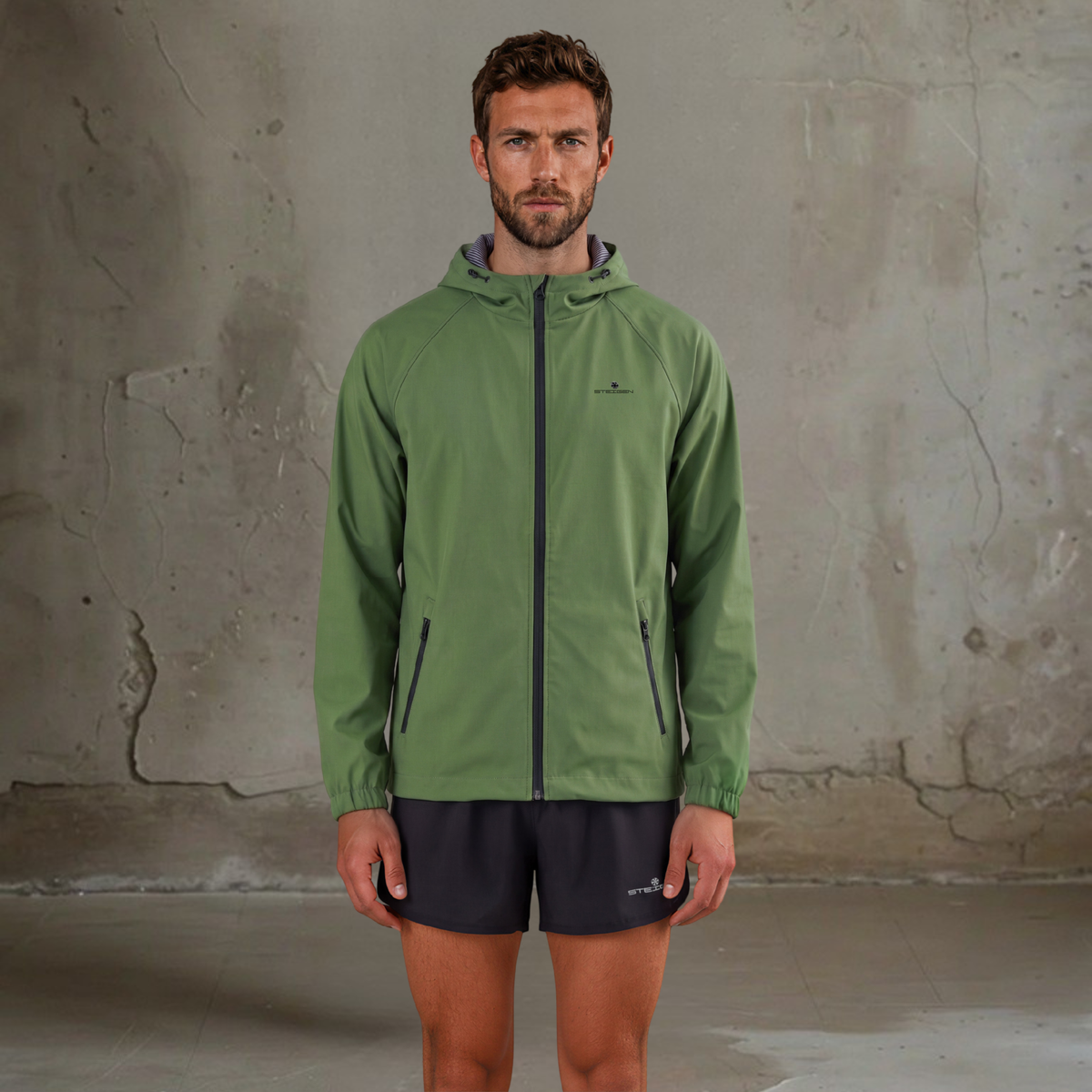 Steigen Green Waterproof Jacket – Men’s