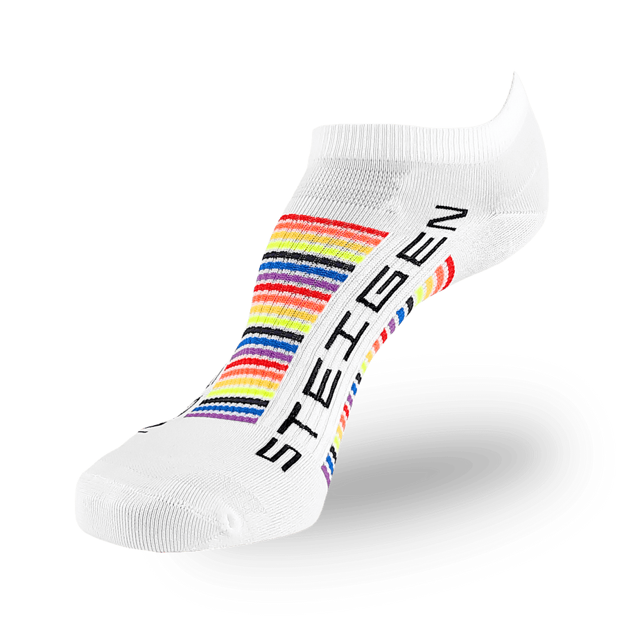 Rainbow Running Socks Zero Length