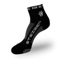 Black Running Socks ¼ Length