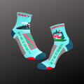 Christmas Village Running Socks ½ Length